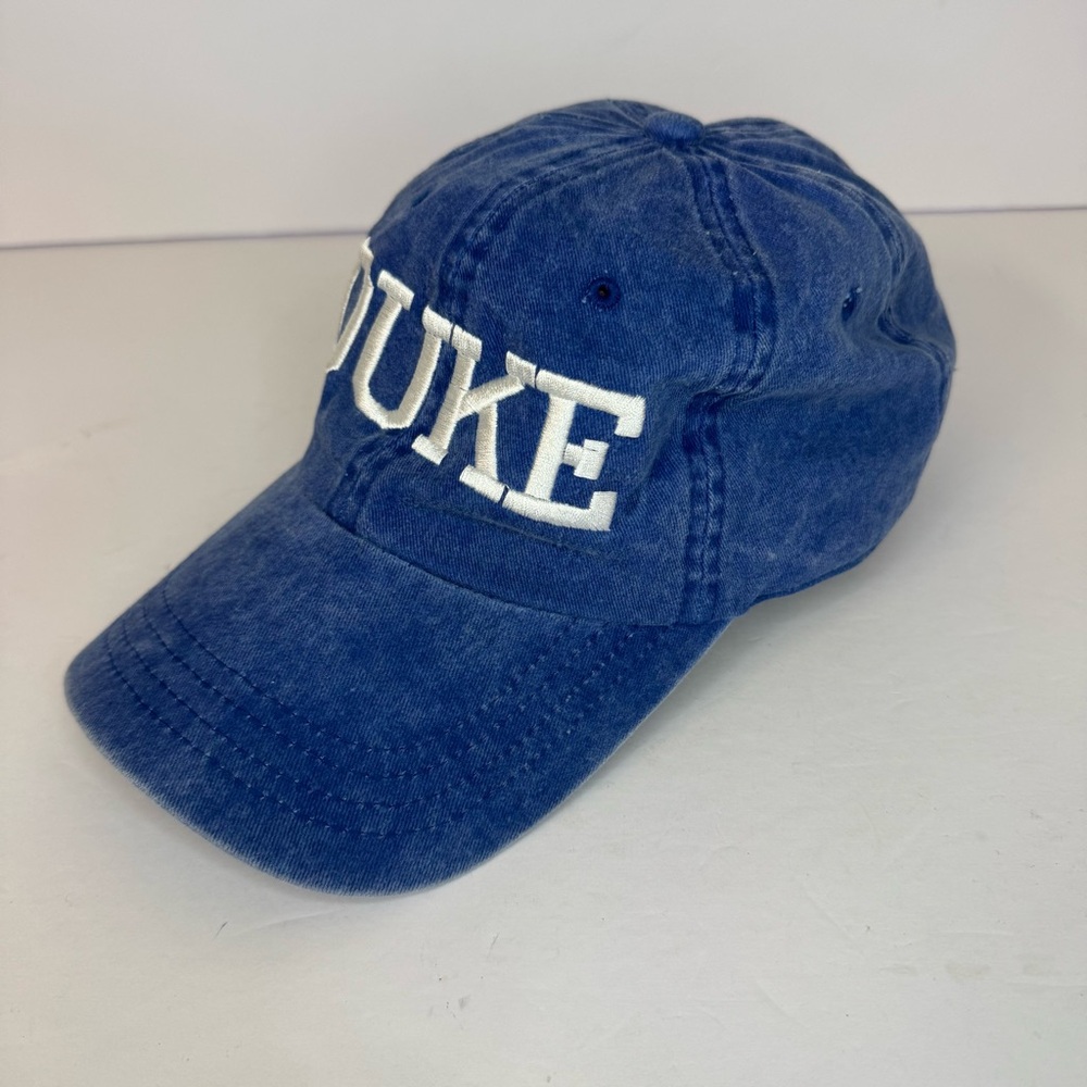 Duke Embroidered Blue Snapback Cap Hat Nissi Caps Basketball College NCAA